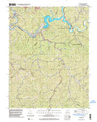 Gilbert West Virginia Historical topographic map, 1:24000 scale, 7.5 X 7.5 Minute, Year 1996