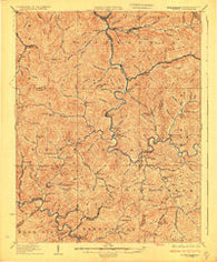 Gilbert West Virginia Historical topographic map, 1:62500 scale, 15 X 15 Minute, Year 1927