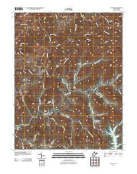 Gilboa West Virginia Historical topographic map, 1:24000 scale, 7.5 X 7.5 Minute, Year 2011