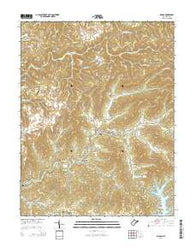 Gilboa West Virginia Historical topographic map, 1:24000 scale, 7.5 X 7.5 Minute, Year 2014