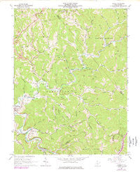Gilmer West Virginia Historical topographic map, 1:24000 scale, 7.5 X 7.5 Minute, Year 1966
