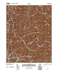 Girta West Virginia Historical topographic map, 1:24000 scale, 7.5 X 7.5 Minute, Year 2010