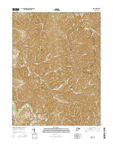 Girta West Virginia Historical topographic map, 1:24000 scale, 7.5 X 7.5 Minute, Year 2014
