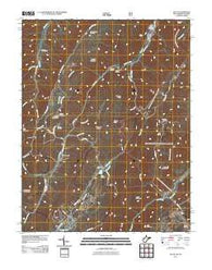 Glace West Virginia Historical topographic map, 1:24000 scale, 7.5 X 7.5 Minute, Year 2011