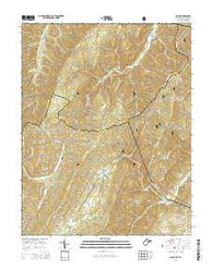 Glace West Virginia Historical topographic map, 1:24000 scale, 7.5 X 7.5 Minute, Year 2014