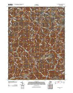 Gladesville West Virginia Historical topographic map, 1:24000 scale, 7.5 X 7.5 Minute, Year 2011