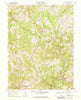Gladesville West Virginia Historical topographic map, 1:24000 scale, 7.5 X 7.5 Minute, Year 1960