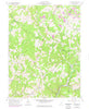 Gladesville West Virginia Historical topographic map, 1:24000 scale, 7.5 X 7.5 Minute, Year 1960