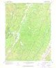 Glady West Virginia Historical topographic map, 1:24000 scale, 7.5 X 7.5 Minute, Year 1968