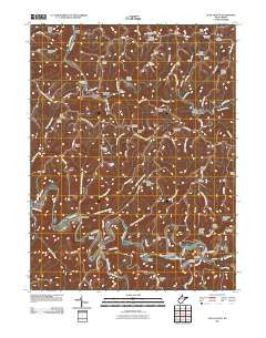 Glen Easton West Virginia Historical topographic map, 1:24000 scale, 7.5 X 7.5 Minute, Year 2011