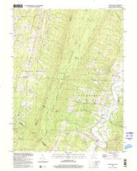 Glengary West Virginia Historical topographic map, 1:24000 scale, 7.5 X 7.5 Minute, Year 1996
