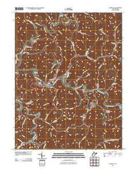 Glenville West Virginia Historical topographic map, 1:24000 scale, 7.5 X 7.5 Minute, Year 2010