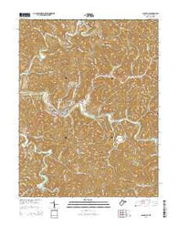Glenville West Virginia Historical topographic map, 1:24000 scale, 7.5 X 7.5 Minute, Year 2014