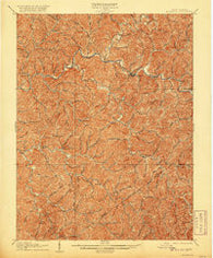 Glenville West Virginia Historical topographic map, 1:62500 scale, 15 X 15 Minute, Year 1906