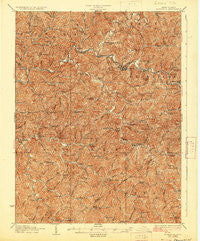 Glenville West Virginia Historical topographic map, 1:62500 scale, 15 X 15 Minute, Year 1928