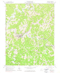 Glenville West Virginia Historical topographic map, 1:24000 scale, 7.5 X 7.5 Minute, Year 1965