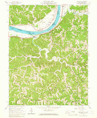 Glenwood West Virginia Historical topographic map, 1:24000 scale, 7.5 X 7.5 Minute, Year 1958