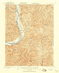 Glenwood West Virginia Historical topographic map, 1:62500 scale, 15 X 15 Minute, Year 1906