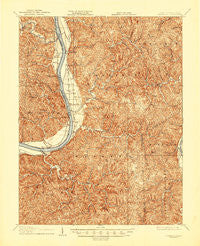 Glenwood West Virginia Historical topographic map, 1:62500 scale, 15 X 15 Minute, Year 1908