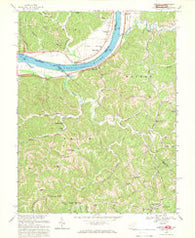 Glenwood West Virginia Historical topographic map, 1:24000 scale, 7.5 X 7.5 Minute, Year 1968