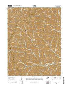 Glover Gap West Virginia Historical topographic map, 1:24000 scale, 7.5 X 7.5 Minute, Year 2014