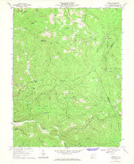 Goshen West Virginia Historical topographic map, 1:24000 scale, 7.5 X 7.5 Minute, Year 1967