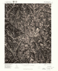 Grant Town West Virginia Historical topographic map, 1:24000 scale, 7.5 X 7.5 Minute, Year 1976