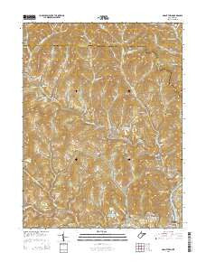 Grant Town West Virginia Historical topographic map, 1:24000 scale, 7.5 X 7.5 Minute, Year 2014