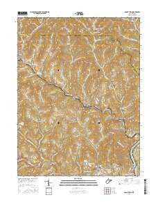 Grant Town West Virginia Current topographic map, 1:24000 scale, 7.5 X 7.5 Minute, Year 2016
