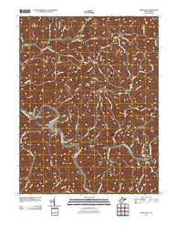 Grantsville West Virginia Historical topographic map, 1:24000 scale, 7.5 X 7.5 Minute, Year 2011
