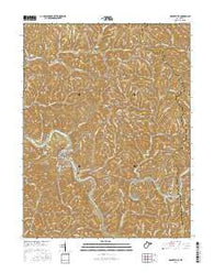 Grantsville West Virginia Current topographic map, 1:24000 scale, 7.5 X 7.5 Minute, Year 2016
