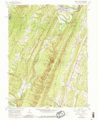 Great Cacapon West Virginia Historical topographic map, 1:24000 scale, 7.5 X 7.5 Minute, Year 1958