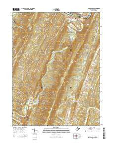 Great Cacapon West Virginia Historical topographic map, 1:24000 scale, 7.5 X 7.5 Minute, Year 2014