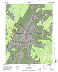 Green Bank West Virginia Historical topographic map, 1:24000 scale, 7.5 X 7.5 Minute, Year 1995
