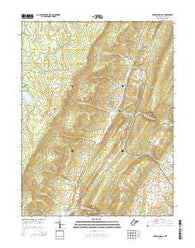 Greenland Gap West Virginia Historical topographic map, 1:24000 scale, 7.5 X 7.5 Minute, Year 2014