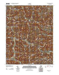 Greenville West Virginia Historical topographic map, 1:24000 scale, 7.5 X 7.5 Minute, Year 2011