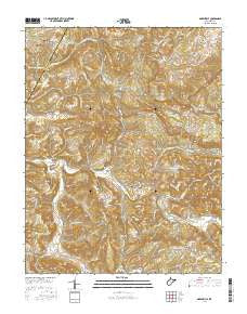 Greenville West Virginia Current topographic map, 1:24000 scale, 7.5 X 7.5 Minute, Year 2016