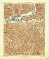 Guyandot West Virginia Historical topographic map, 1:62500 scale, 15 X 15 Minute, Year 1902