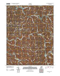 Hacker Valley West Virginia Historical topographic map, 1:24000 scale, 7.5 X 7.5 Minute, Year 2010