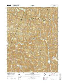 Hacker Valley West Virginia Historical topographic map, 1:24000 scale, 7.5 X 7.5 Minute, Year 2014