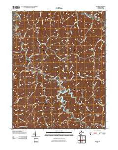 Hager West Virginia Historical topographic map, 1:24000 scale, 7.5 X 7.5 Minute, Year 2011
