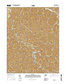 Hager West Virginia Current topographic map, 1:24000 scale, 7.5 X 7.5 Minute, Year 2016