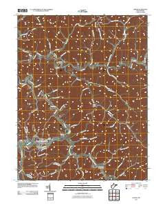 Hamlin West Virginia Historical topographic map, 1:24000 scale, 7.5 X 7.5 Minute, Year 2011
