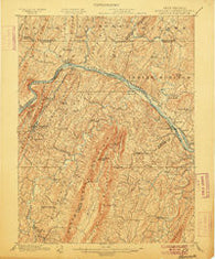 Hancock Maryland Historical topographic map, 1:62500 scale, 15 X 15 Minute, Year 1901