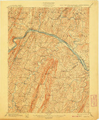 Hancock Maryland Historical topographic map, 1:62500 scale, 15 X 15 Minute, Year 1901