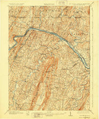 Hancock Maryland Historical topographic map, 1:62500 scale, 15 X 15 Minute, Year 1901