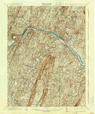 Hancock Maryland Historical topographic map, 1:62500 scale, 15 X 15 Minute, Year 1901