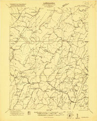 Hanging Rock West Virginia Historical topographic map, 1:48000 scale, 15 X 15 Minute, Year 1921