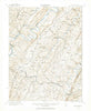 Hanging Rock West Virginia Historical topographic map, 1:62500 scale, 15 X 15 Minute, Year 1921