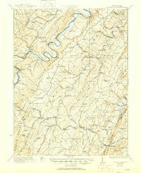 Hanging Rock West Virginia Historical topographic map, 1:62500 scale, 15 X 15 Minute, Year 1923